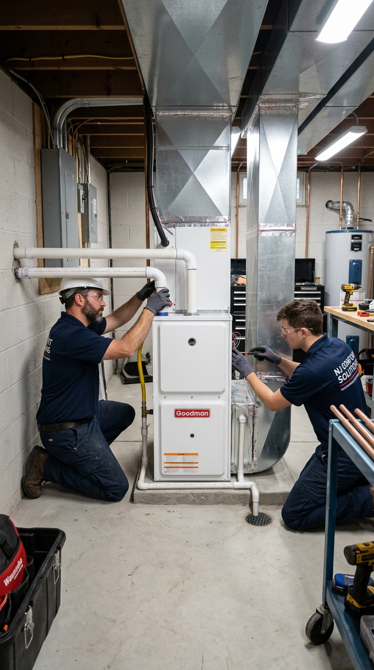 Professional furnace installation and repair in Newton NJ home
