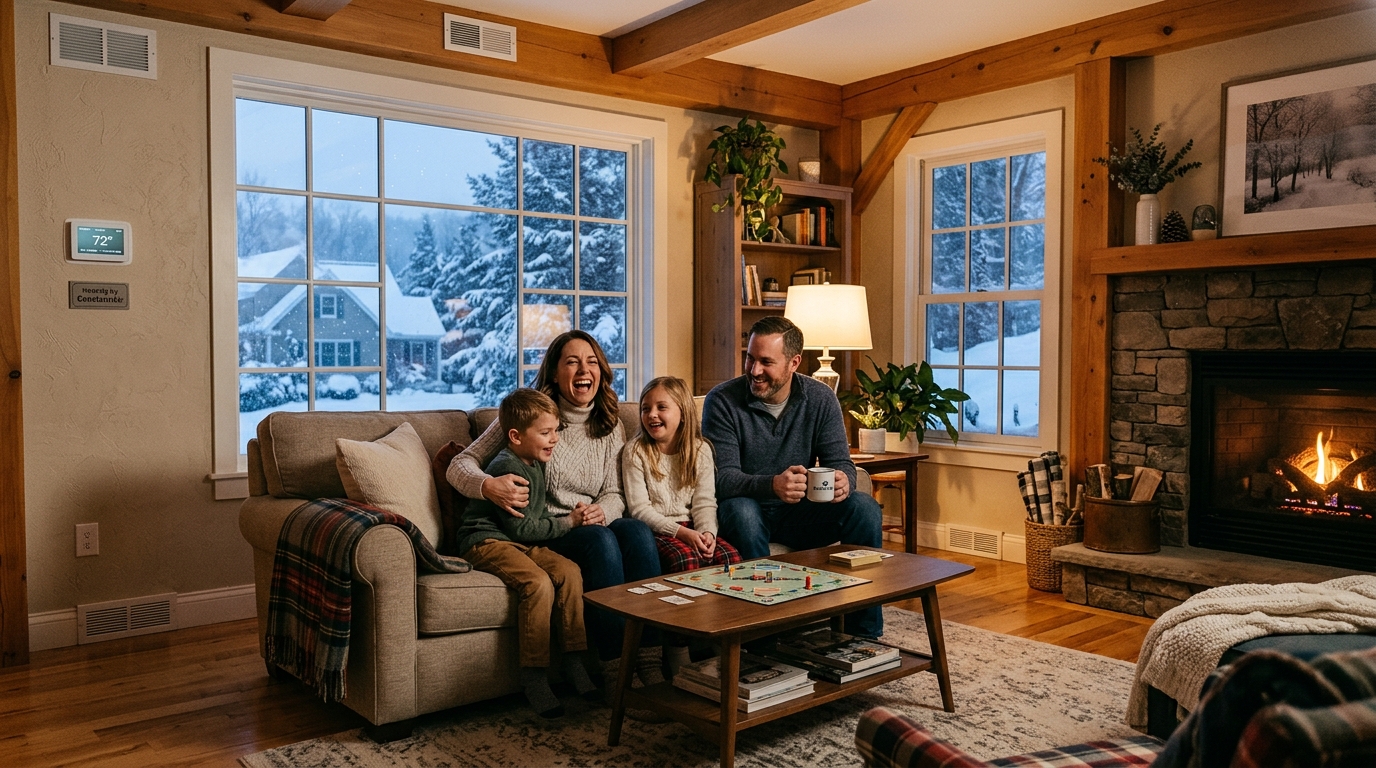 Comfortable family in Newton NJ home with geothermal heating
