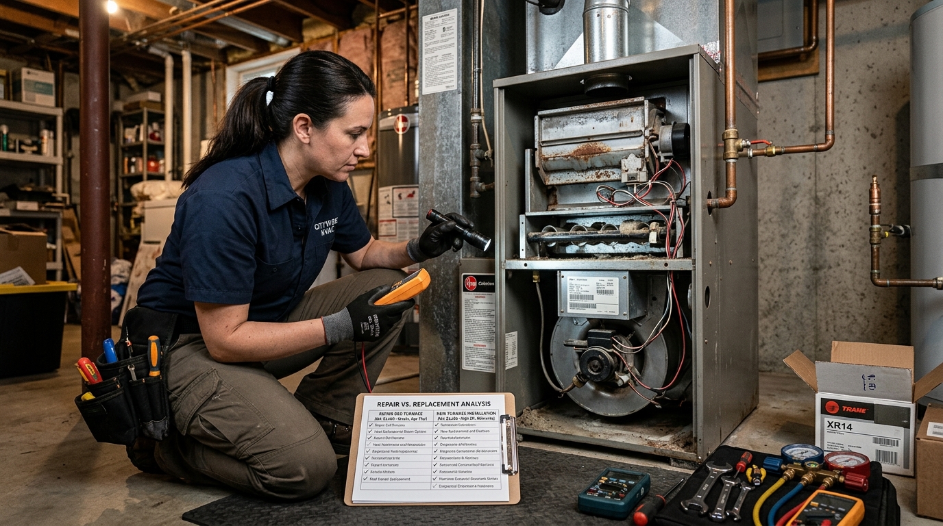 Furnace Repair vs Replacement in Sussex County, NJ: Which Is Right for Your Home?