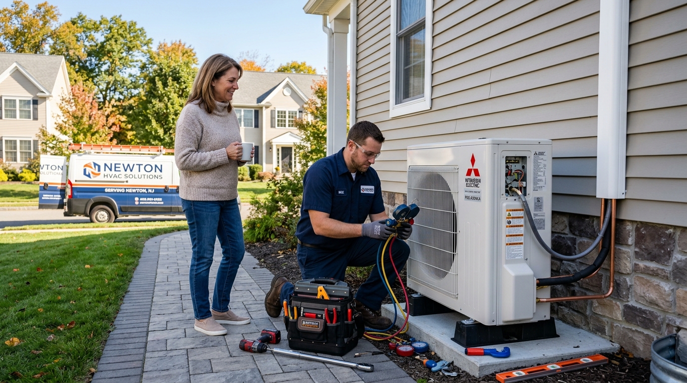 Professional heat pump installation by Constant Air Service